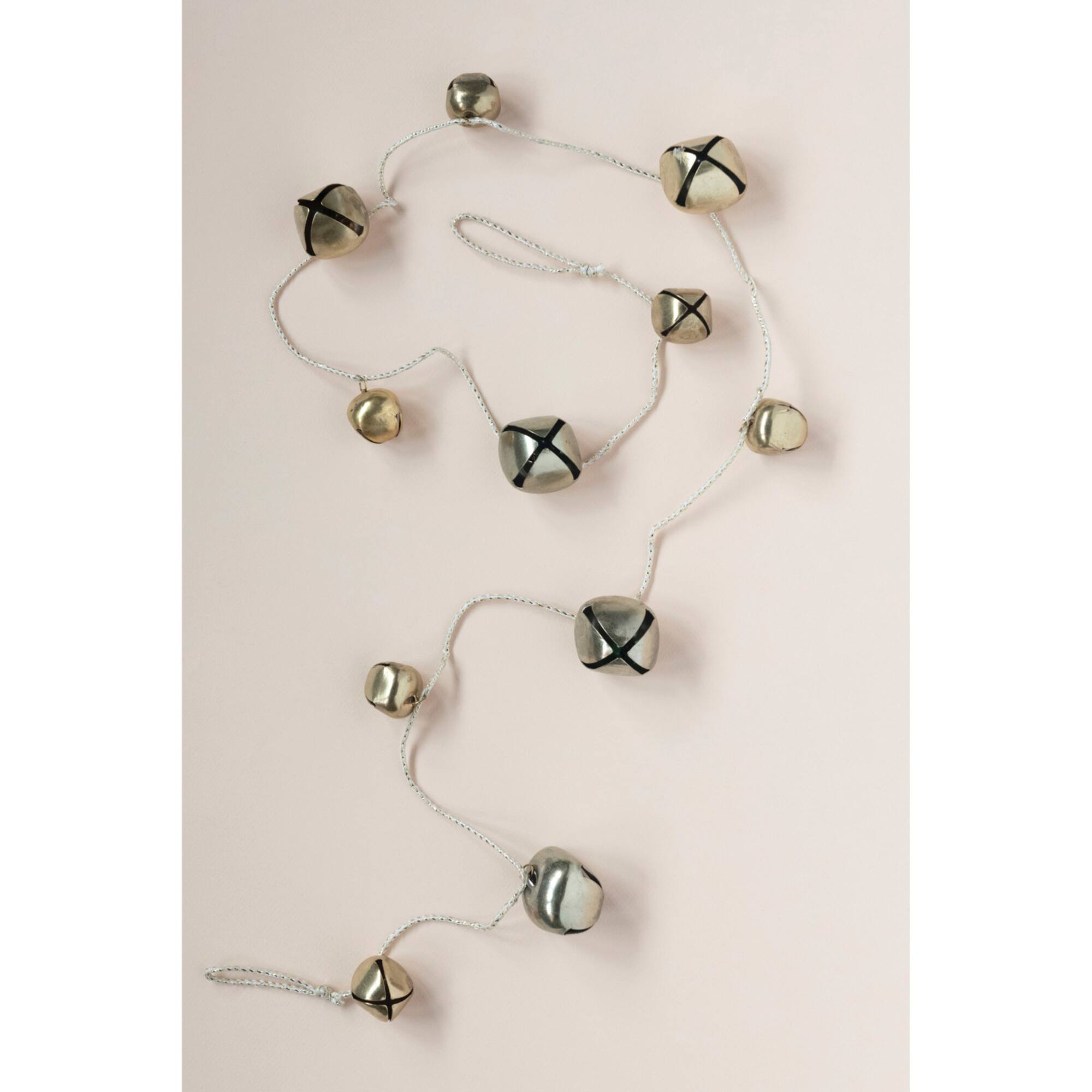 Hello Honey® 61" Gold Finish Metal Bells Garland